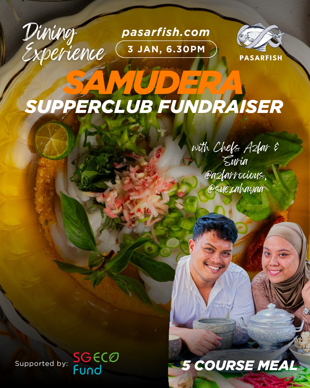 SAMUDERA: Supperclub fundraiser