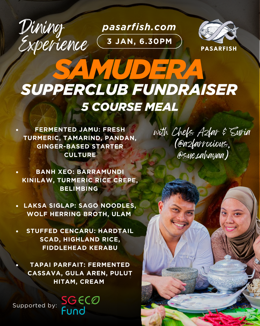 SAMUDERA: Supperclub fundraiser