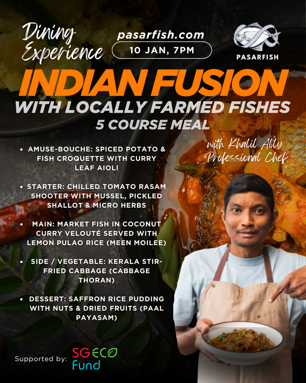 Singaporean–Indian Fusion Dinner