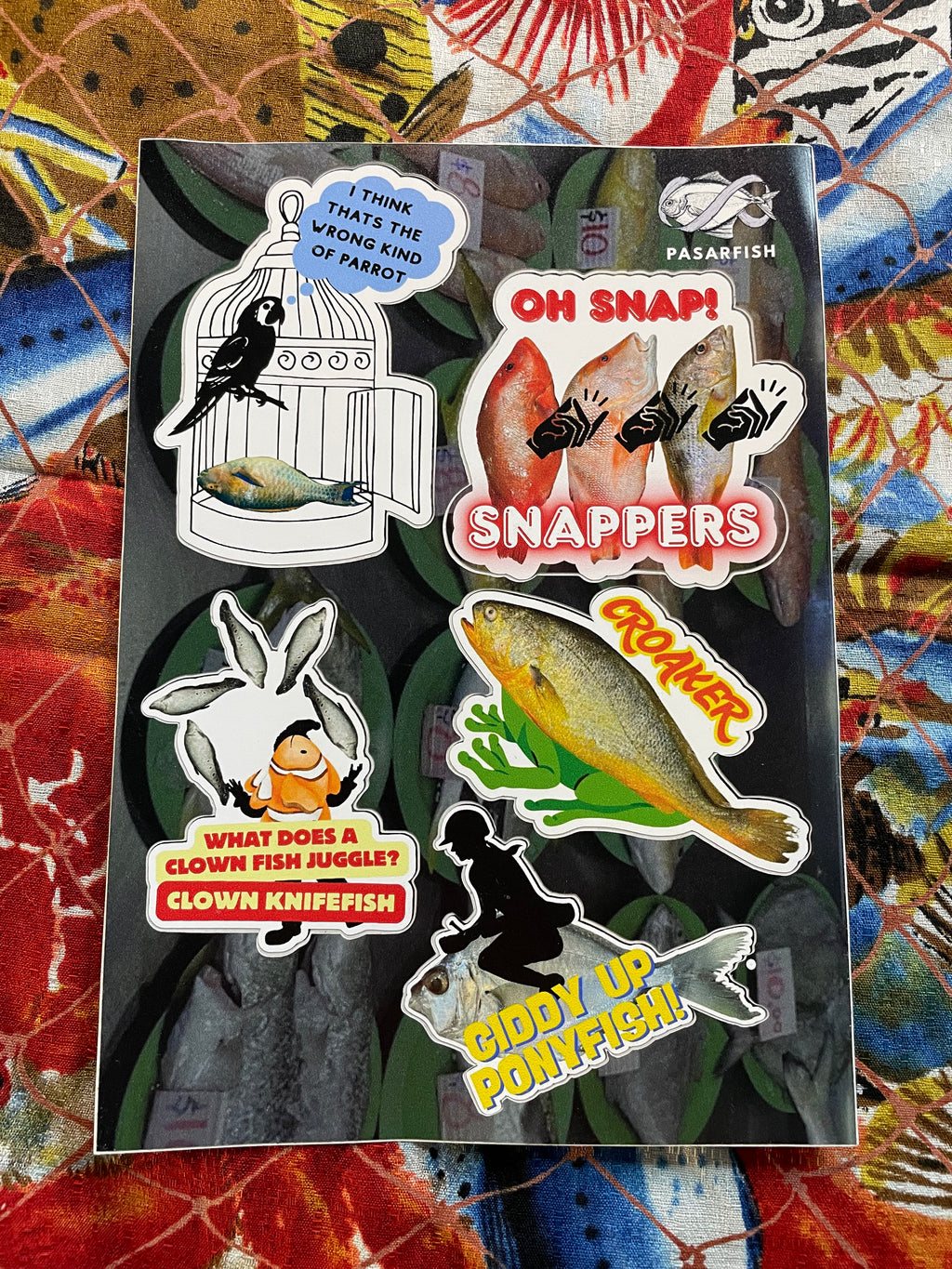 Panfish Sticker Kenny's Punny Sticker Sets – Pasarfish